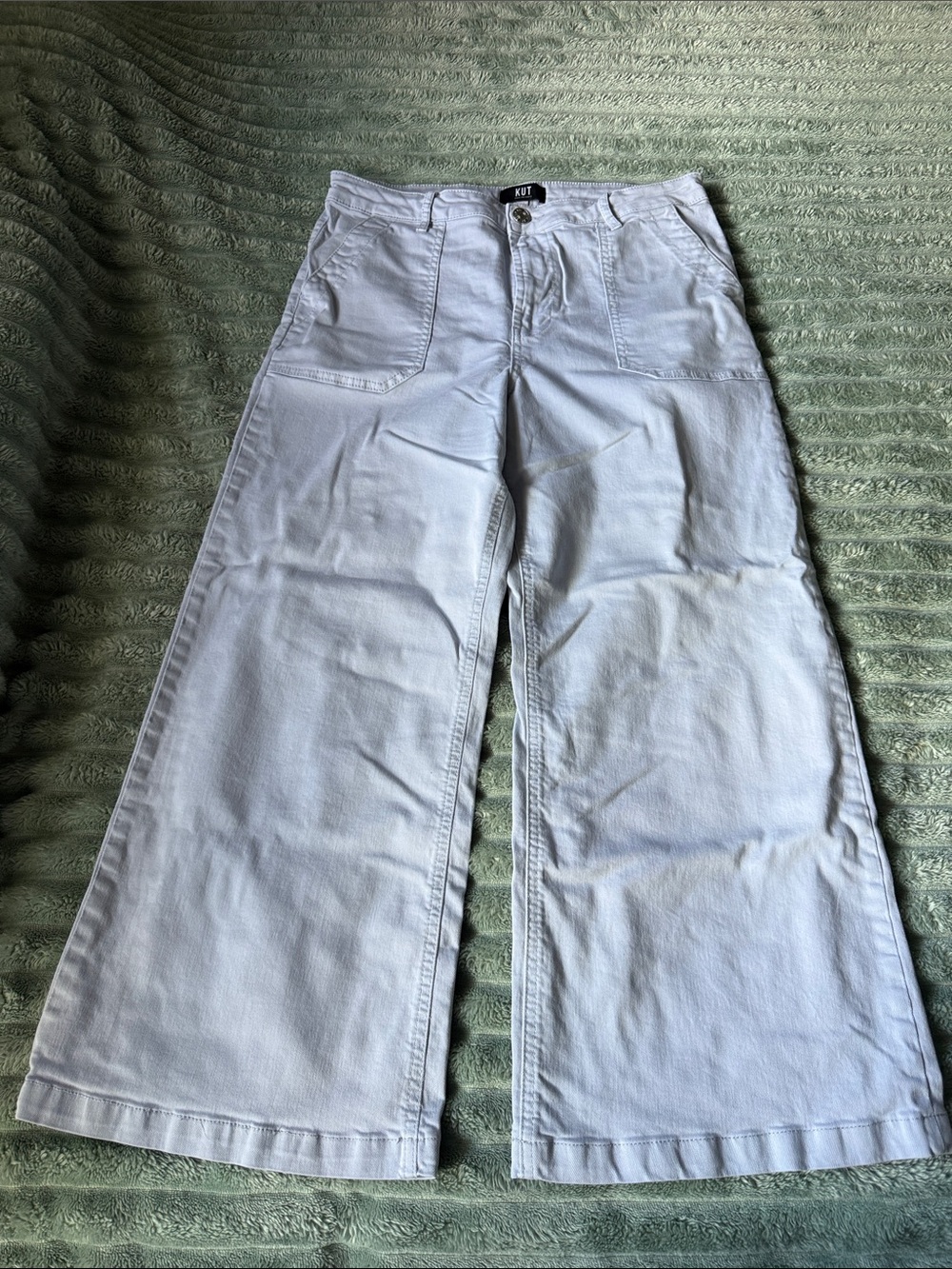 Kut from the Kloth Women's Wide Leg Jeans in Light Blue